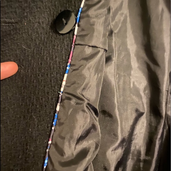 Classic Black Peacoat - Picture 7 of 7